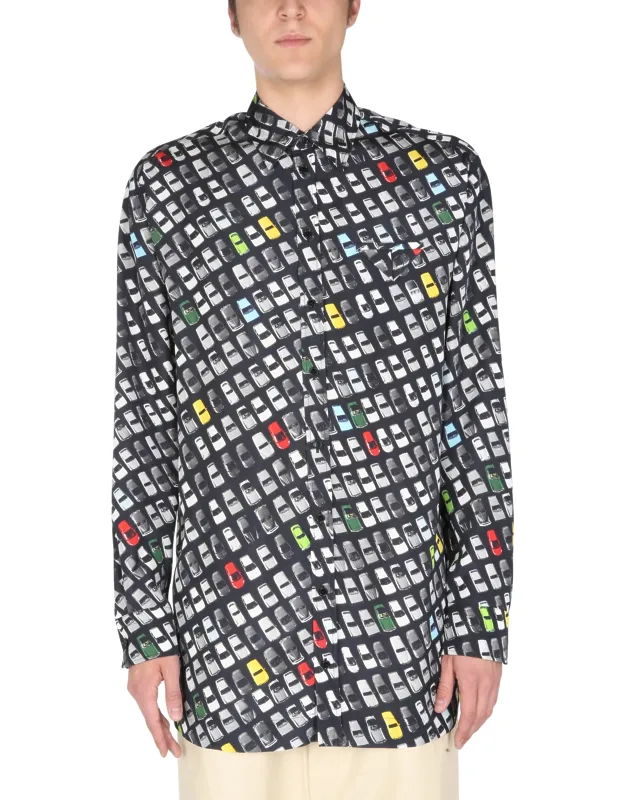 Shirt With Allover Print