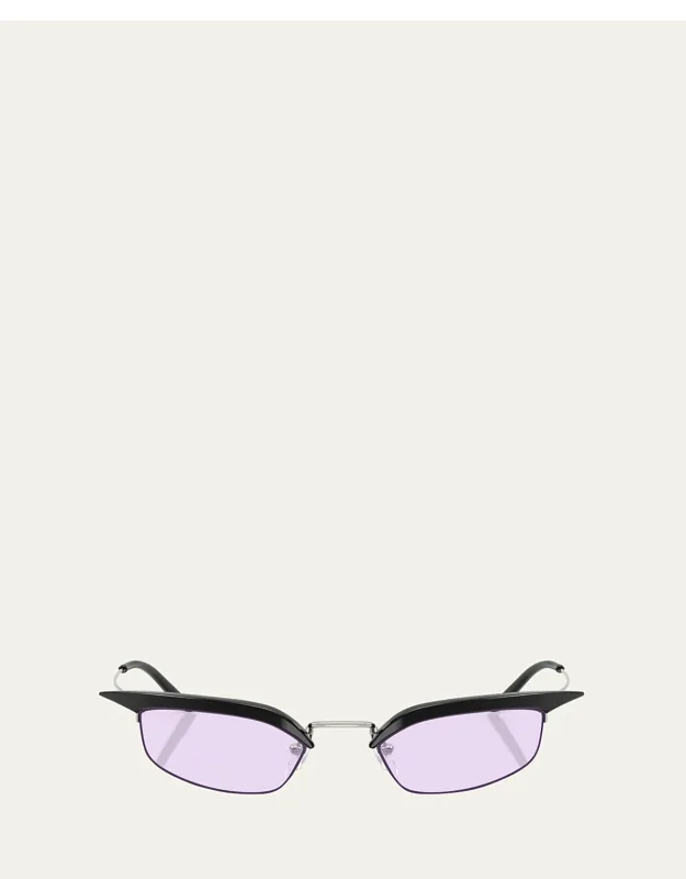 Rectangle Metal Sunglasses