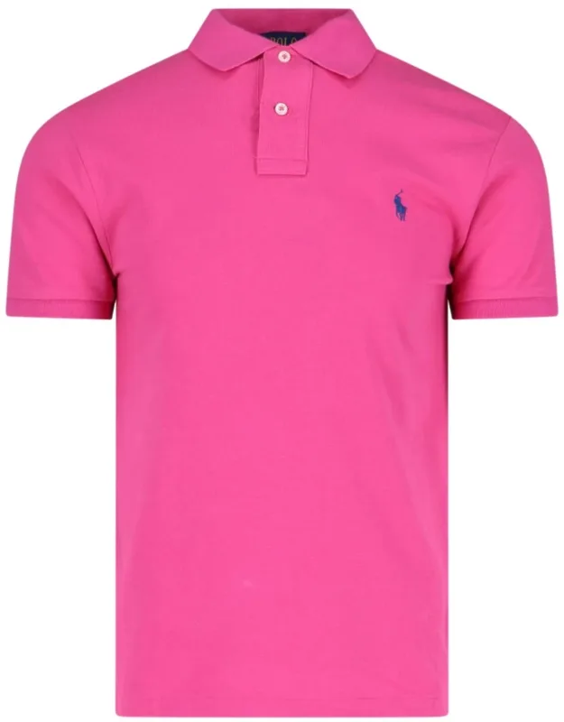 Polo Ralph Lauren Logo Polo Shirt With Classic Collar And Button Closure
