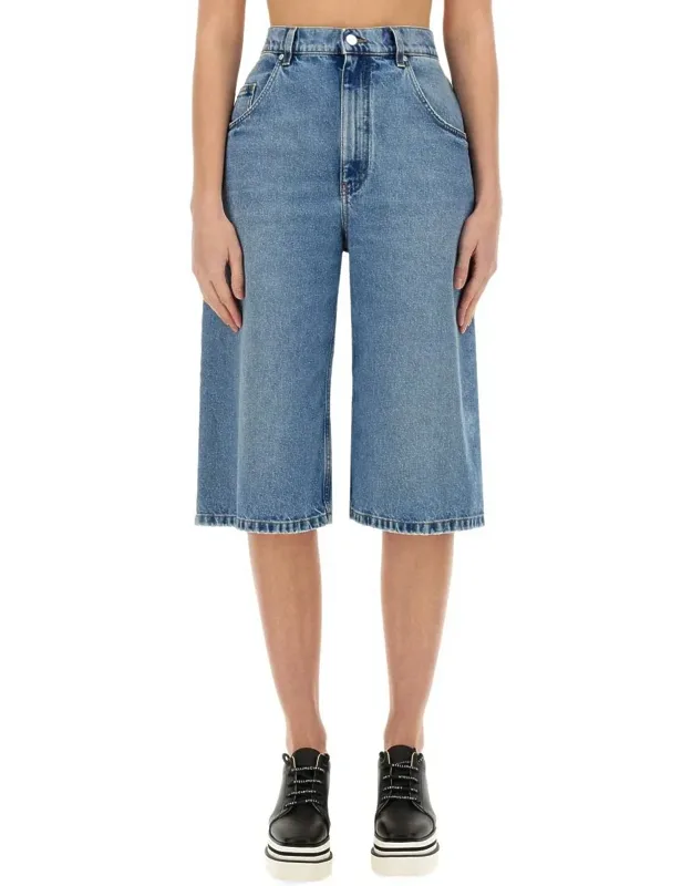 Denim Bermuda Shorts