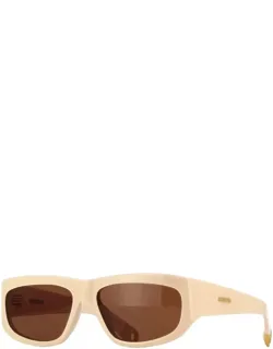 Sunglasses With Square Full Rim And Grey Lens