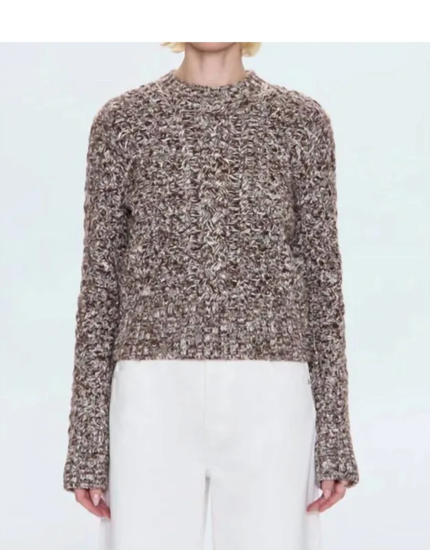 Quinn Shrunken Fisherman Sweater