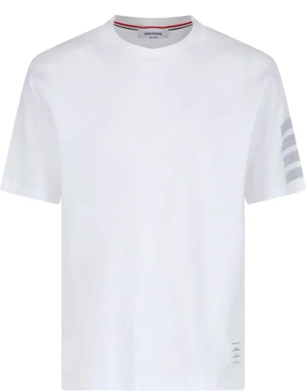 "4-bar" Detail T-shirt