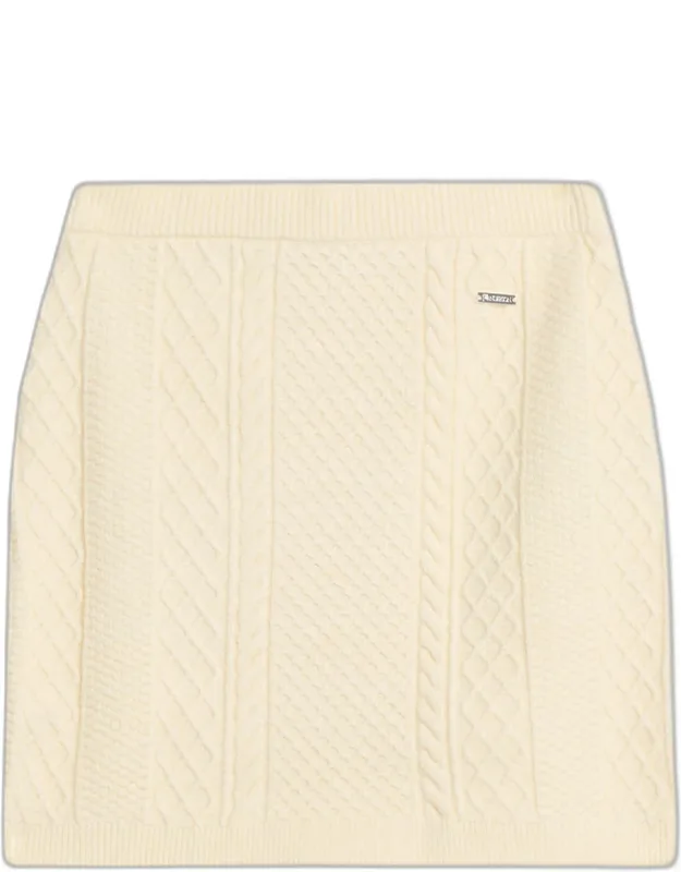 Cable-knit Skirt