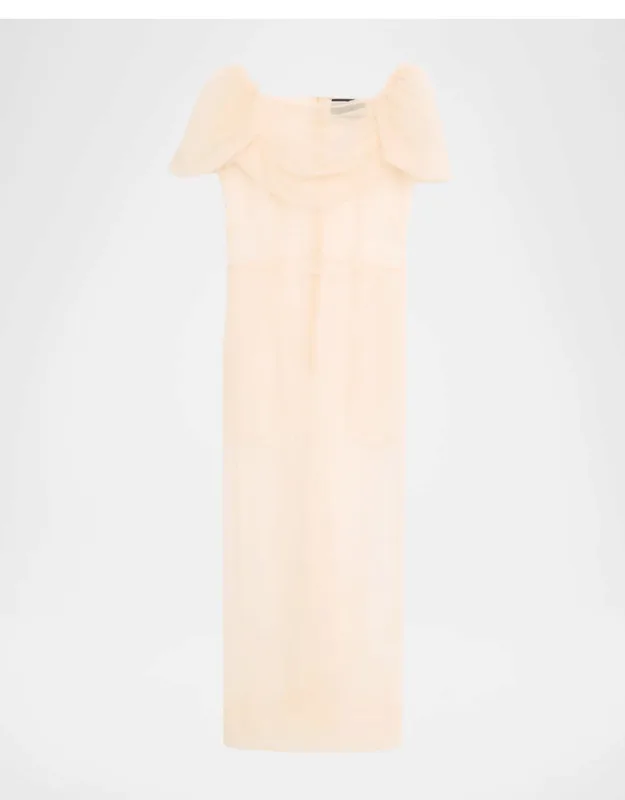 Sculpted Gathered Bust Dress