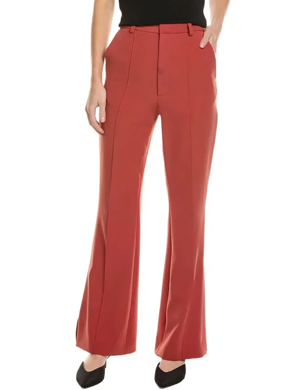 Crepe Flare Pants