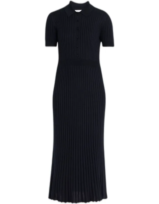 Ribbed Cashmere Dress