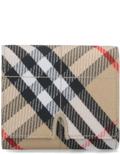 Vintage Check Book Wallet