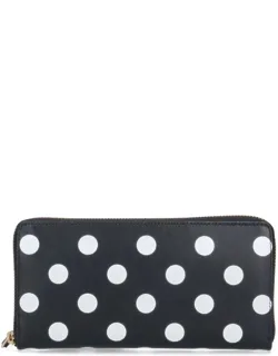 Polka Dot Zip Wallet