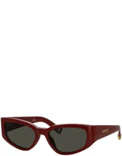 Sunglasses Cat Eye Full Rim, Grey Lens