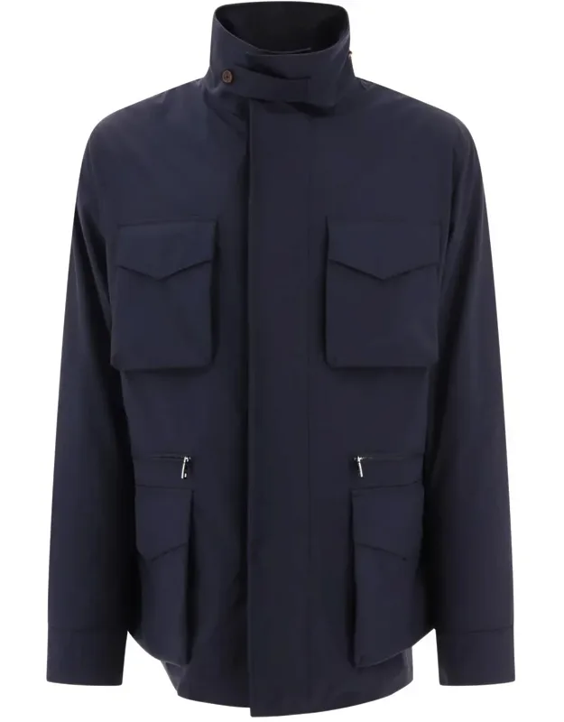 Technical Fabric Safari Jacket