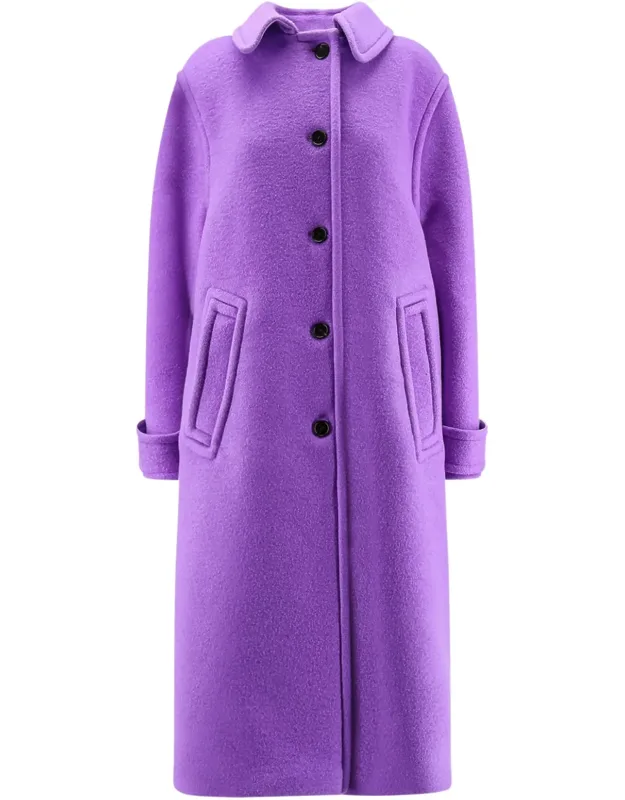 Compact Cashmere Wool Coat