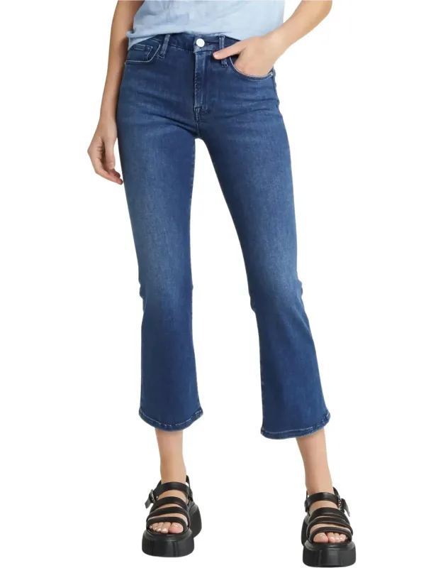 Le Crop Mini Boot Jean - Mid-rise Waist, Classic Bootcut Leg