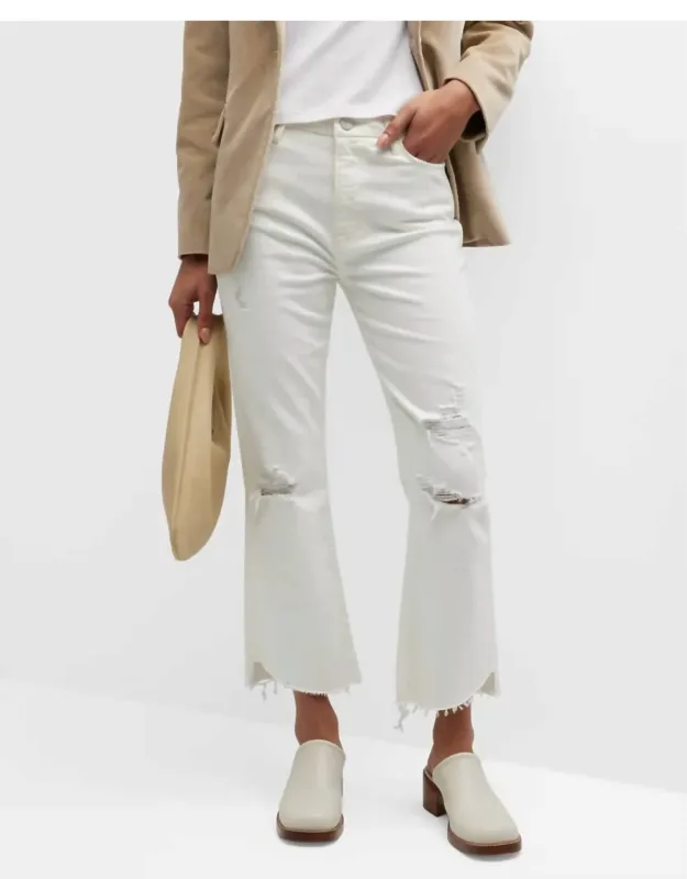 Super High Crop Mini Boot Jeans