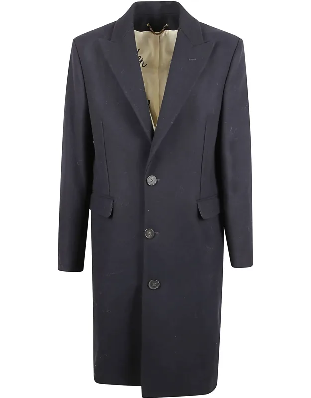 Single-breasted Wool Coat