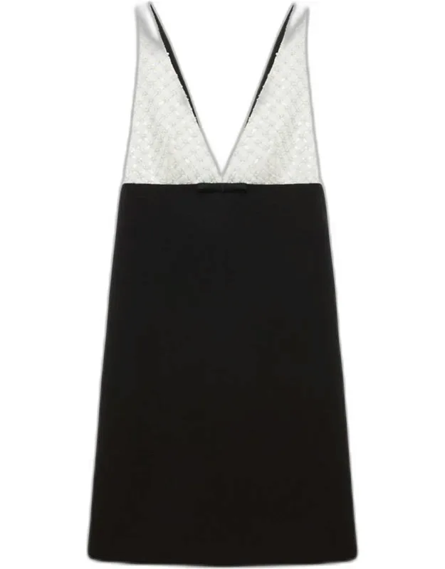 Bicolor Mini Dress