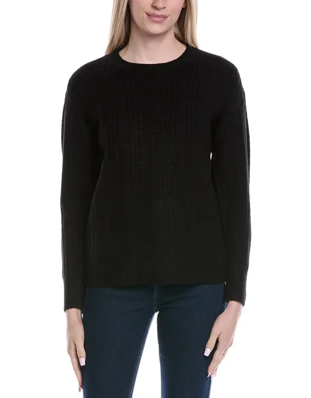 Mix Stitch Crewneck Sweater
