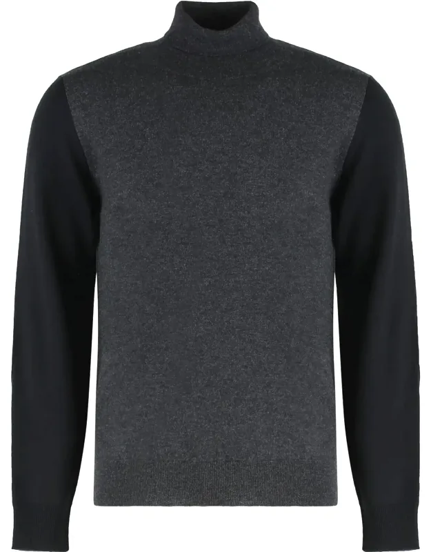 Round Neck Sweater In Wool