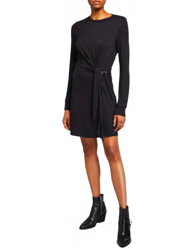 Draped Shaw Mini Dress
