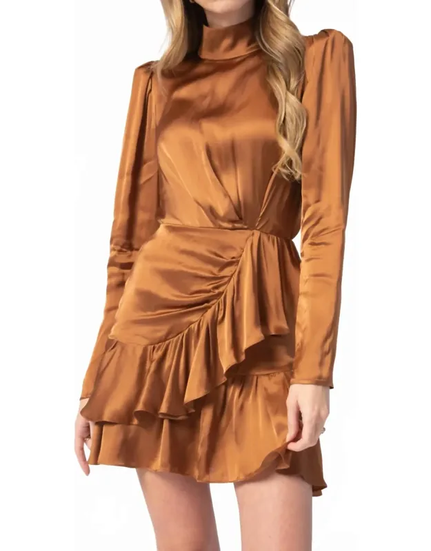 Ruffled Mini Dress