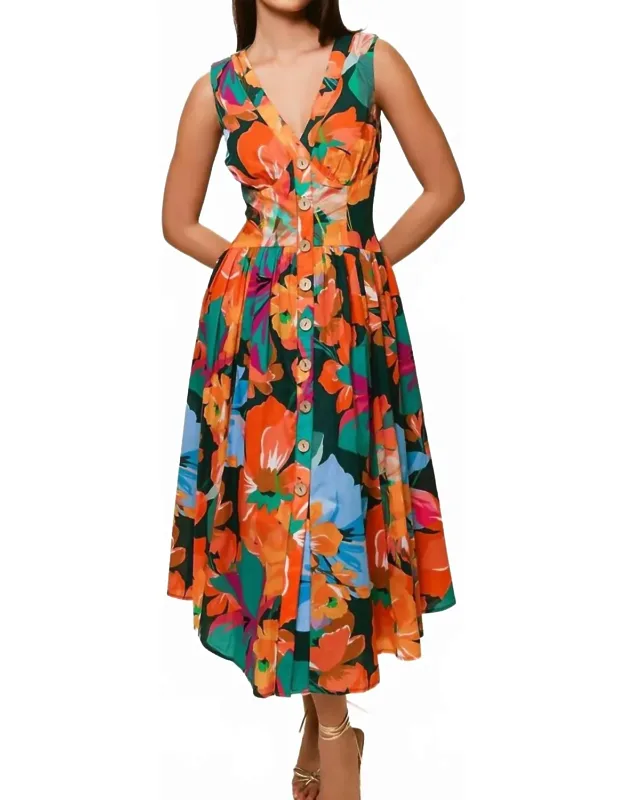 Sleeveless Midi Dress