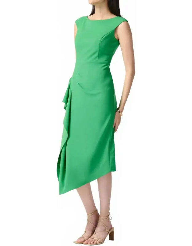 Draped Sheath Dress