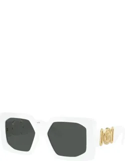 Sunglasses Square Full Rim, Beige Frame And Brown Grad Grey Mirror Silver Lens Ve4478u549961