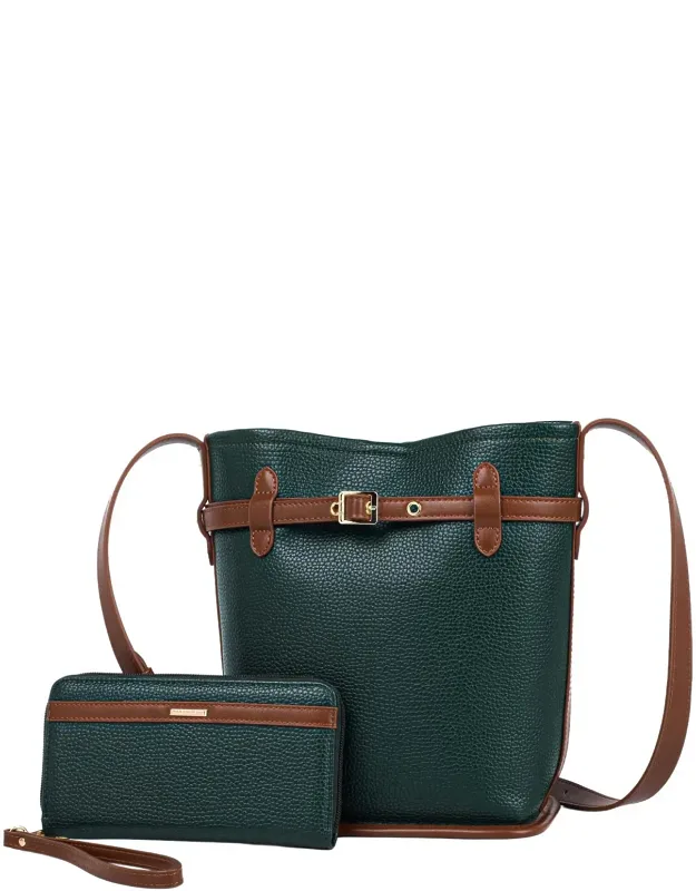 Zinnia Bucket Bag With Wallet