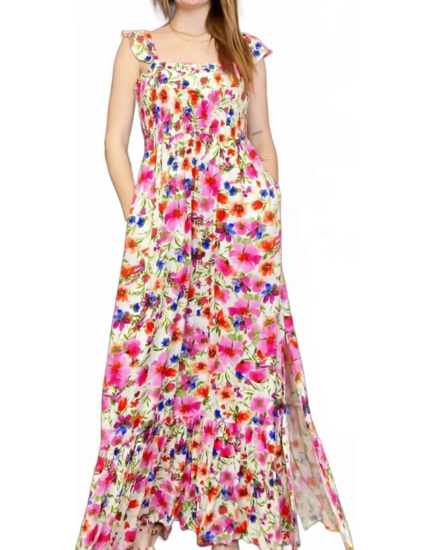 Emilie Smocked Maxi Dress