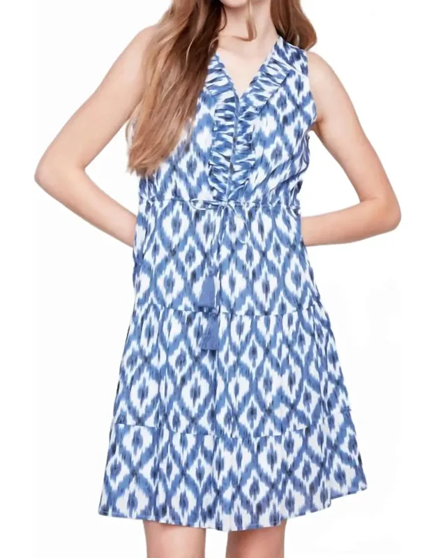 Sleeveless Ruffle Mini Dress