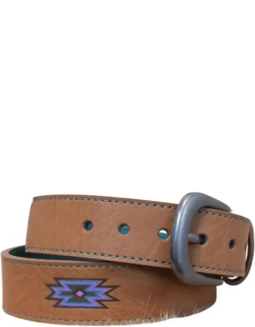 Aztec Design Print Belt