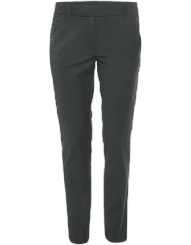 Checked Wool Tailored Trousers