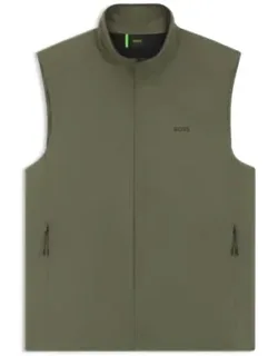 Logo-detail Gilet With Water-repellent Finish