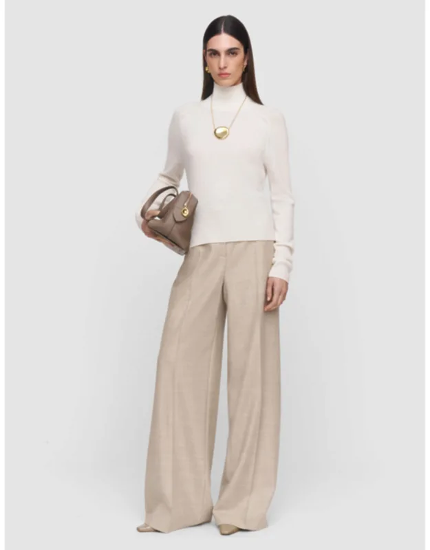 Light Pure Cashmere High Neck Jumper
