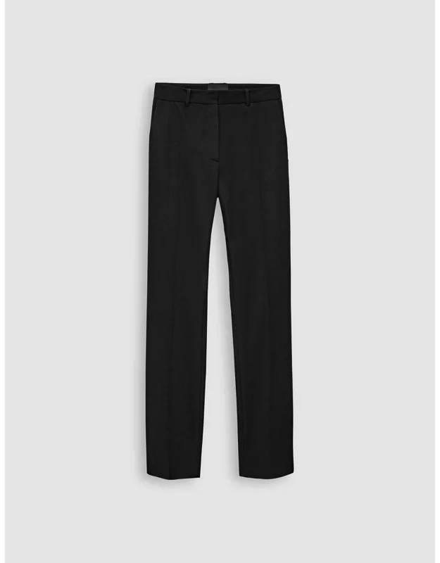 Long Gabardine Stretch Trousers