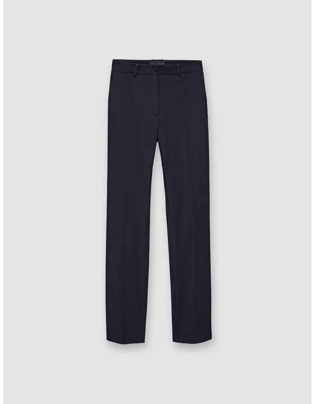 Long Gabardine Stretch Trousers