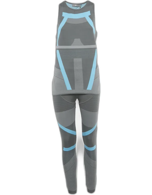 Pattered Jersey Top & Leggings Active Wear Set