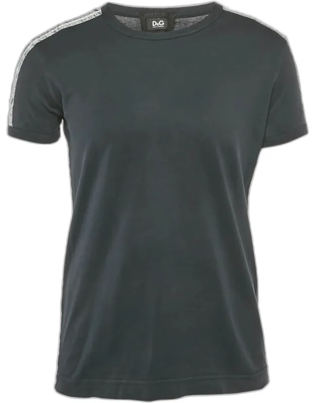 Striped Band Trim Detail T-shirt