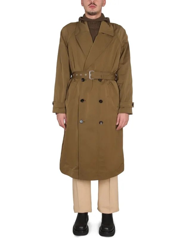 Nylon Folding Trench Coat