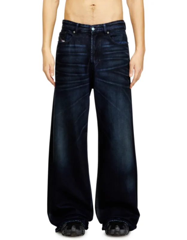 Relaxed Jeans - D-rise - Blue