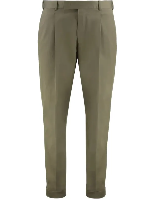 Edge Stretch Cotton Trousers