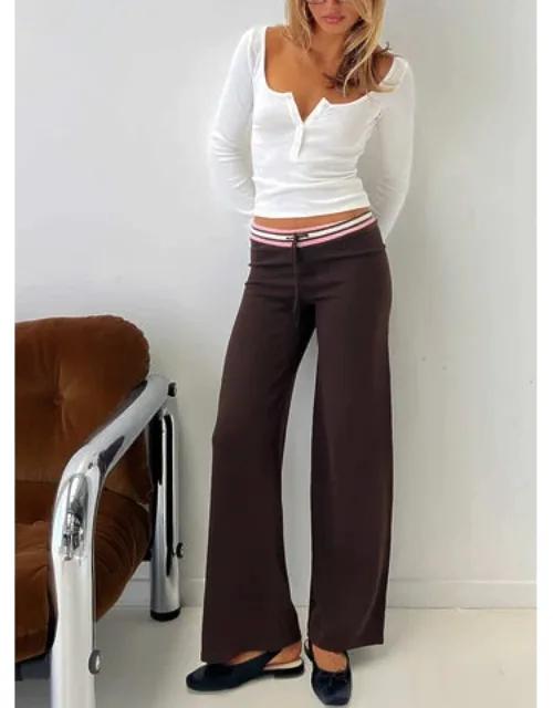 Felisha Low Waist Knit Pants