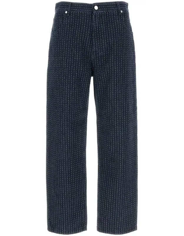 Embroidered Stretch Denim Jeans