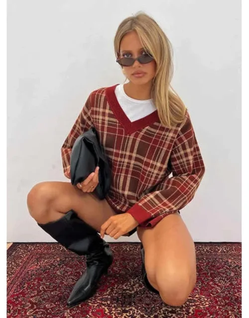 Sydda V Neck Knit Sweater