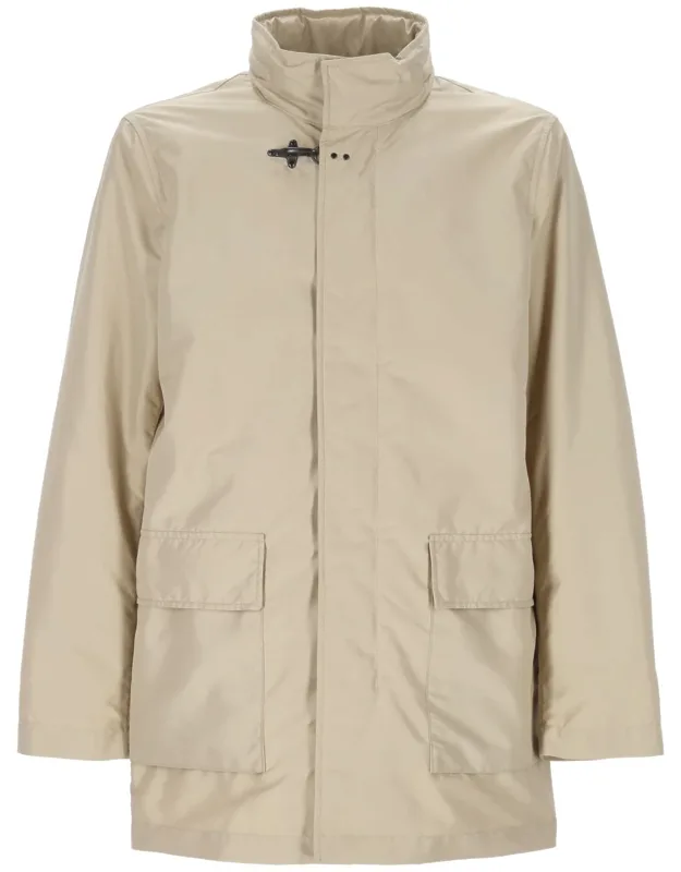 Jacket Zip Fastening Two Front Flap Pockets