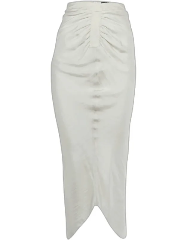 Silk Asymmetric Skirt