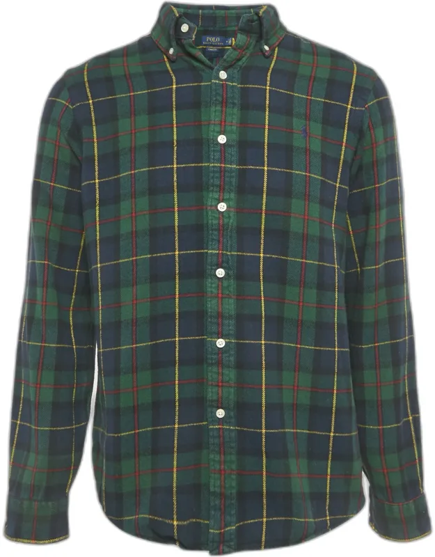 Tartan Cotton Long Sleeve Shirt