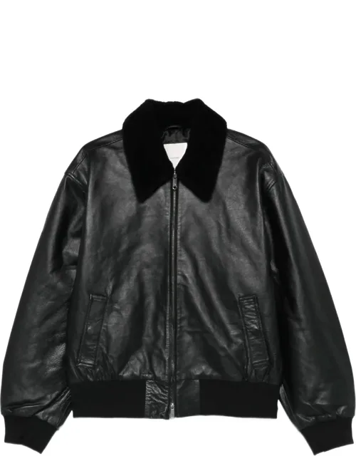 Leather Bomber Jacket