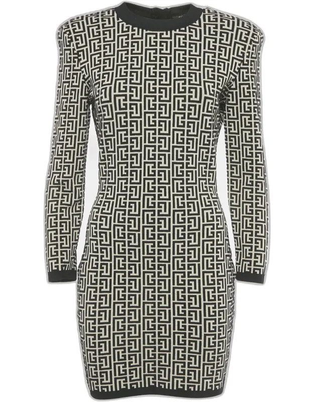 Monogram Knit Bodycon Dress