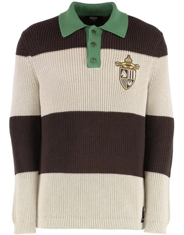 Knitted Cotton Polo Shirt